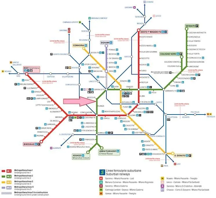 Taxi No-Need B&B - Metro, Train Station, Nightlife And Restaurants 0*, Milan Italy